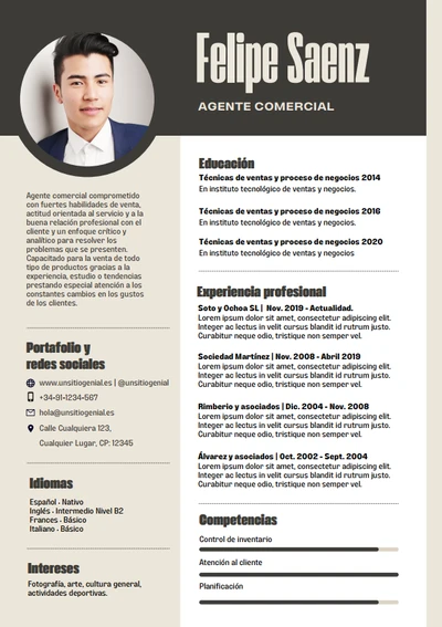 CV modelo 1